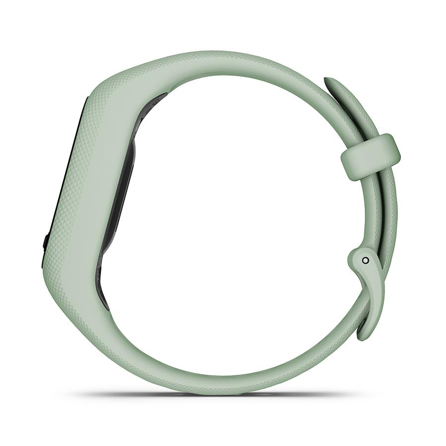 650465-01::7::650465-01::Garmin, vivosmart 5 S/M, Montre, Couleur de la montre: Noir, Bracelet: Menthe Fraîche - Silicone