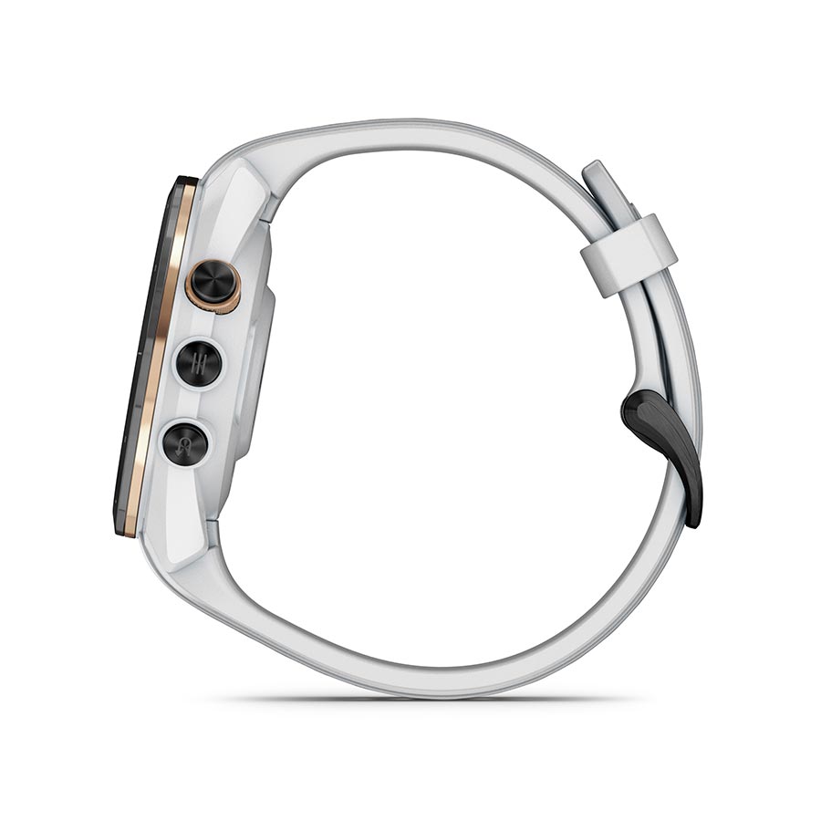 650507-02::4::650507-02::Garmin, Approach S70S, Montre, Couleur de la montre: Blanc, Bracelet: Blanc - Silicone