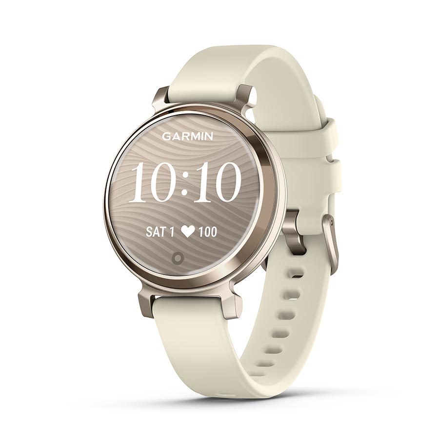 650511-01::0::650511-01::Garmin, Lily 2, Montre, Couleur de la montre: Crème Or, Bracelet: Coconut - Silicone