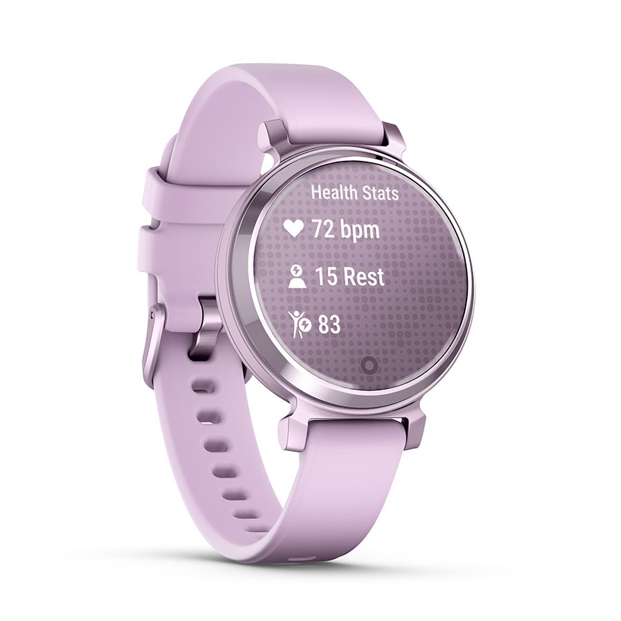 650511-02::2::650511-02::Garmin, Lily 2, Montre, Couleur de la montre: Lilas, Bracelet: Lilas - Silicone