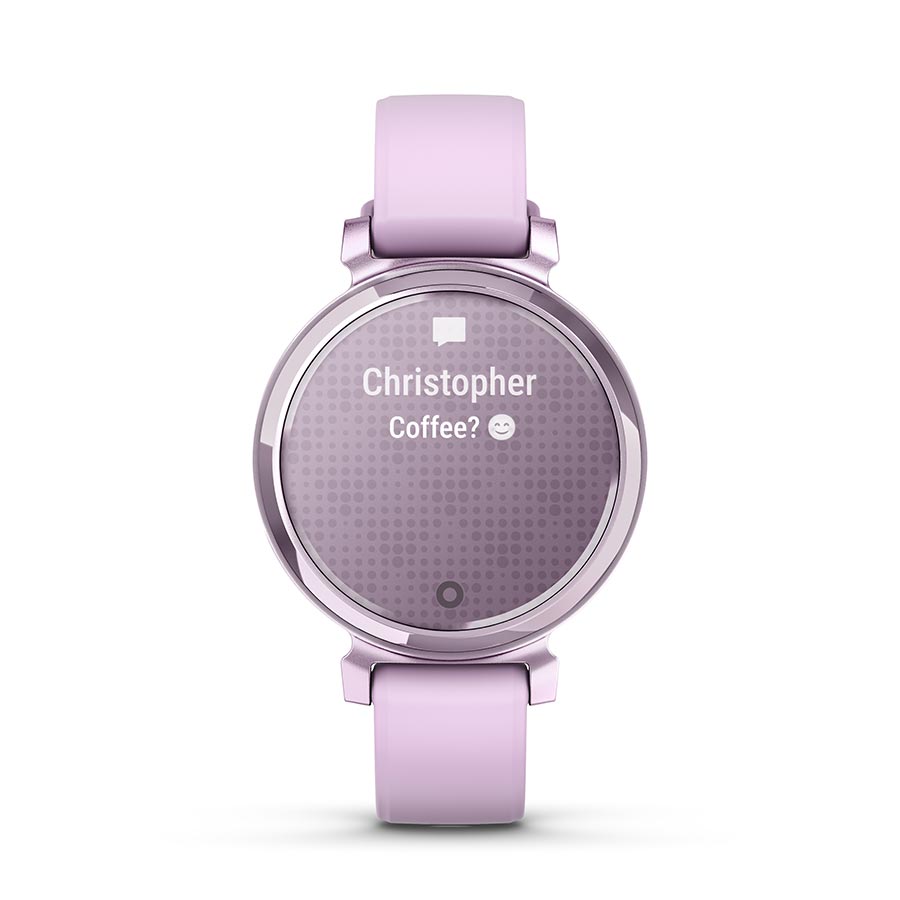 650511-02::3::650511-02::Garmin, Lily 2, Montre, Couleur de la montre: Lilas, Bracelet: Lilas - Silicone