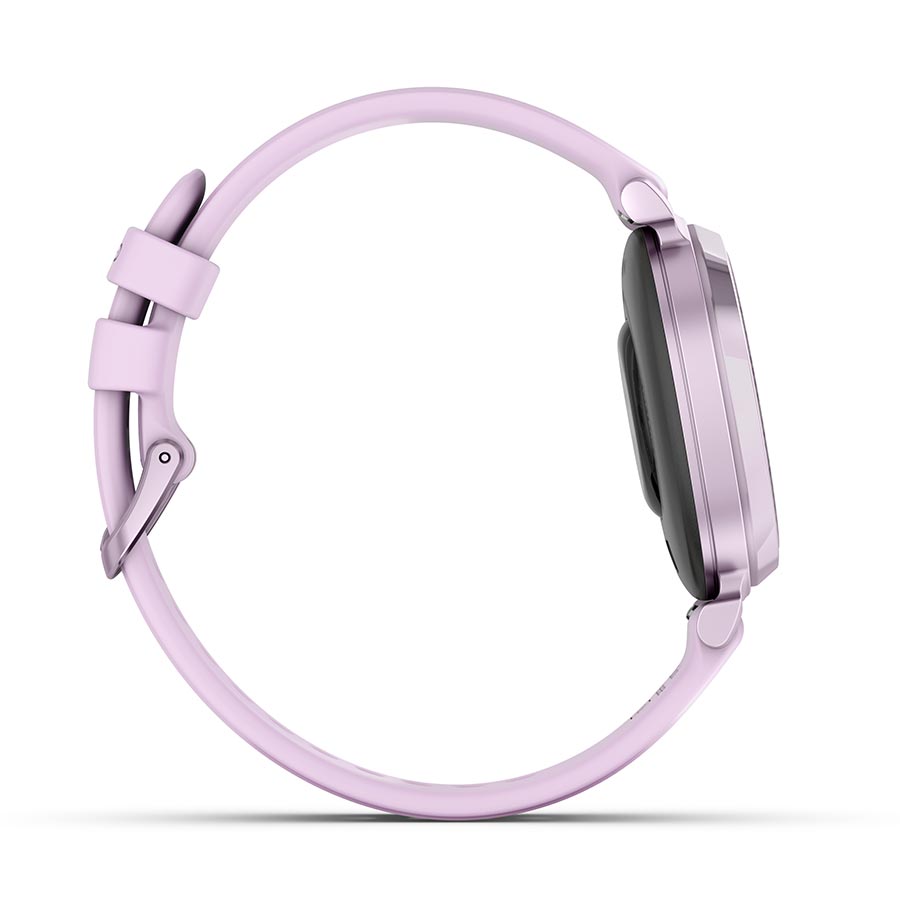 650511-02::4::650511-02::Garmin, Lily 2, Montre, Couleur de la montre: Lilas, Bracelet: Lilas - Silicone