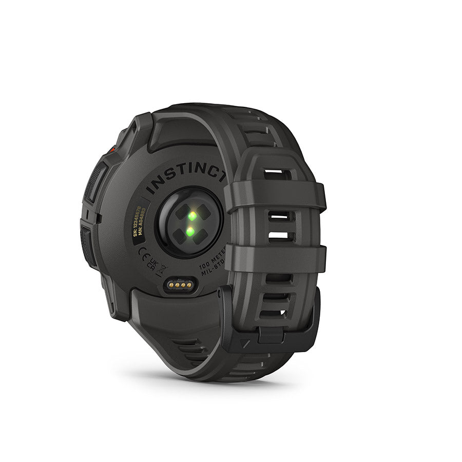 650542-01::17::650542-01::Garmin, Instinct 3 50mm Solar, Montre, Couleur de la montre: Noir, Bracelet: Anthracite - Silicone