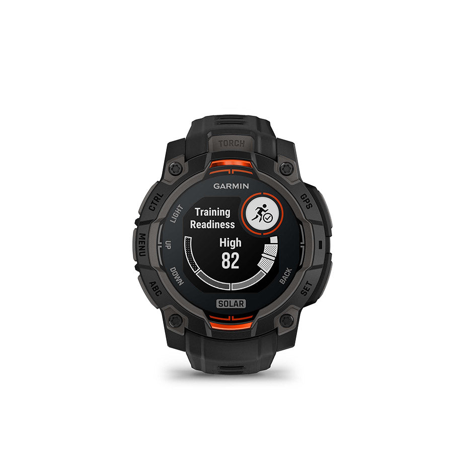 650543-01::14::650543-01::Garmin, Instinct 3 45mm Solar, Montre, Couleur de la montre: Noir, Bracelet: Noir - Silicone