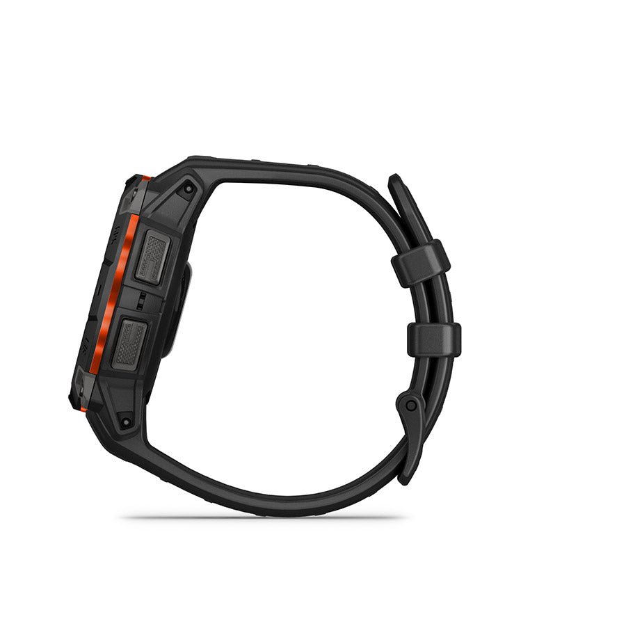 650543-01::18::650543-01::Garmin, Instinct 3 45mm Solar, Montre, Couleur de la montre: Noir, Bracelet: Noir - Silicone