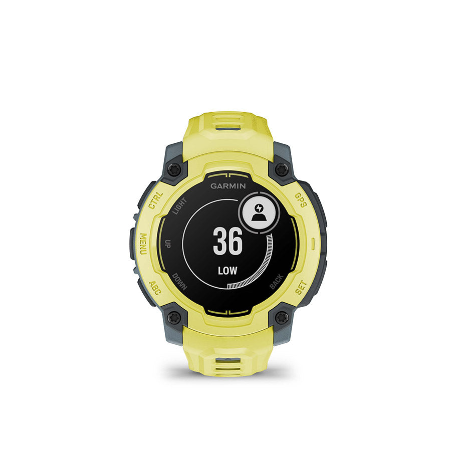 650544-01::7::650544-01::Garmin, Instinct E 45mm, Montre, Couleur de la montre: Lime électrique, Bracelet: Lime électrique - Silicone