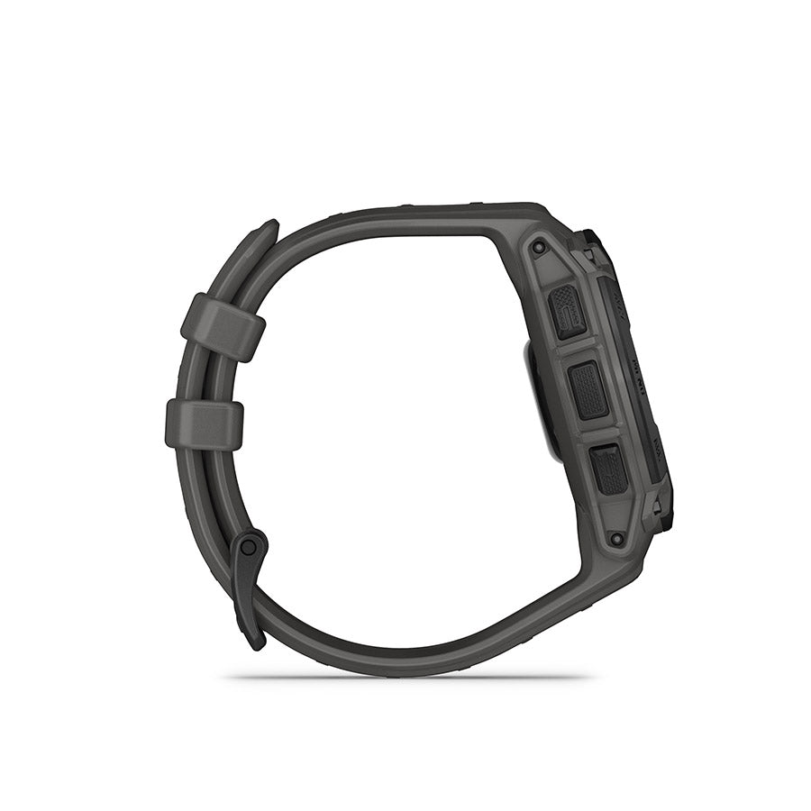650544-02::4::650544-02::Garmin, Instinct E 45mm, Montre, Couleur de la montre: Noir, Bracelet: Anthracite - Silicone