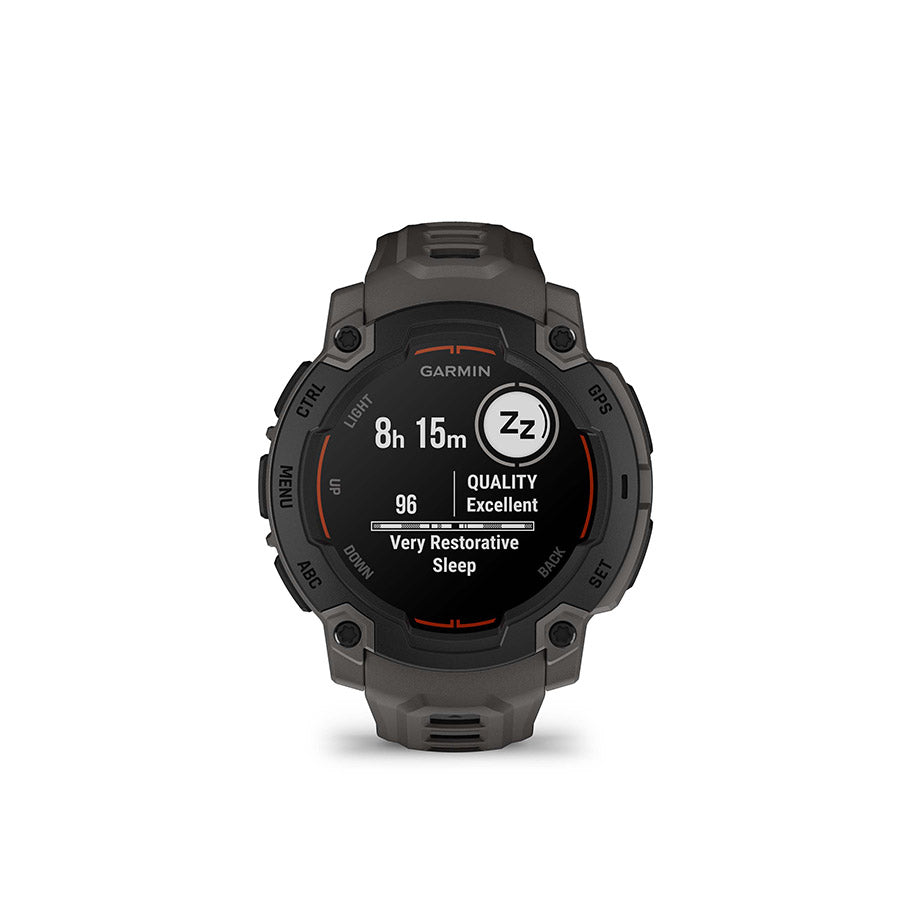 650544-02::5::650544-02::Garmin, Instinct E 45mm, Montre, Couleur de la montre: Noir, Bracelet: Anthracite - Silicone