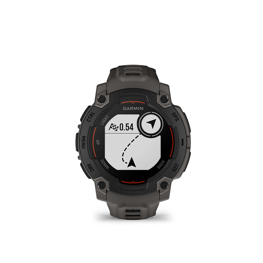 650544-02::8::650544-02::Garmin, Instinct E 45mm, Montre, Couleur de la montre: Noir, Bracelet: Anthracite - Silicone