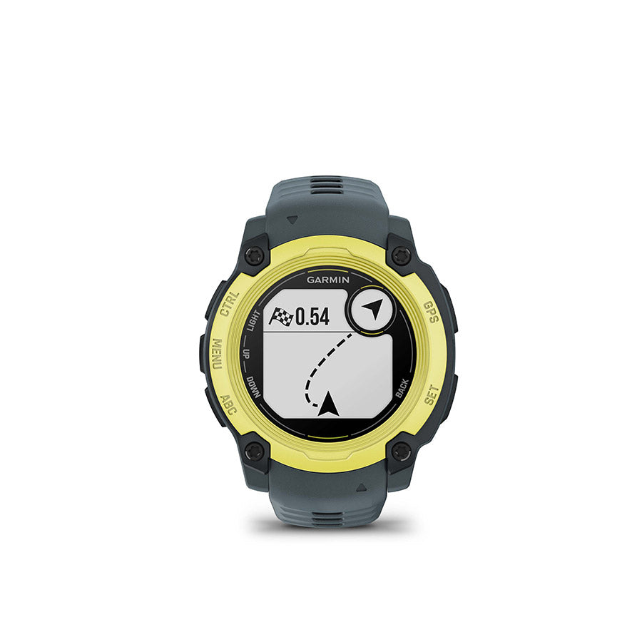 650545-01::8::650545-01::Garmin, Instinct E 40mm, Montre, Couleur de la montre: Lime électrique, Bracelet: Crépuscule - Silicone