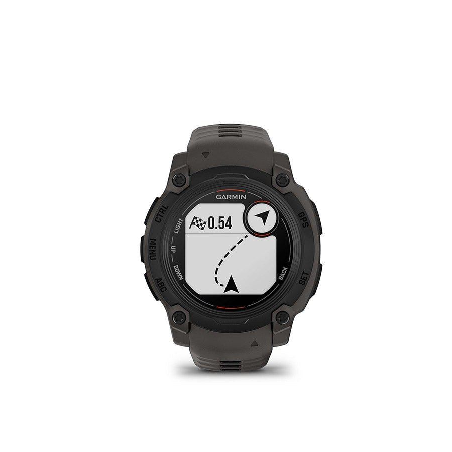 650545-02::8::650545-02::Garmin, Instinct E 40mm, Montre, Couleur de la montre: Noir, Bracelet: Anthracite - Silicone