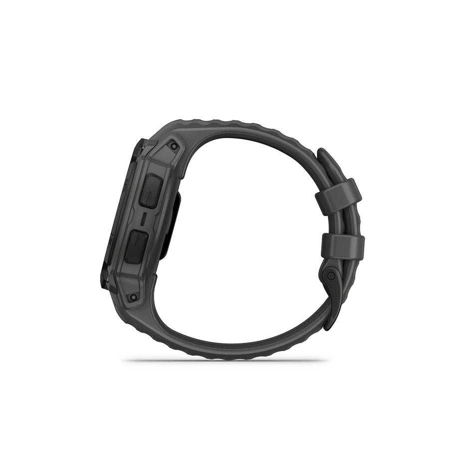650545-02::12::650545-02::Garmin, Instinct E 40mm, Montre, Couleur de la montre: Noir, Bracelet: Anthracite - Silicone
