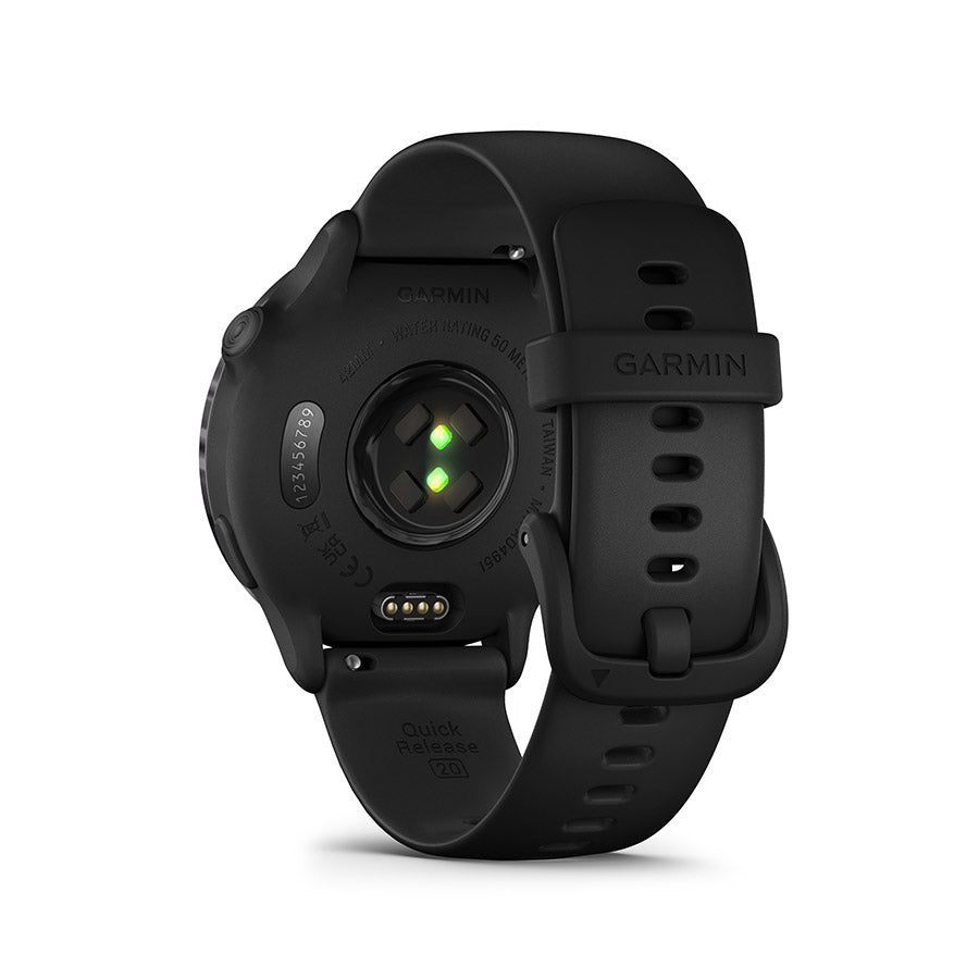 650546-01::6::650546-01::Garmin, vivoactive 6, Montre, Couleur de la montre: Ardoise, Bracelet: Noir - Silicone