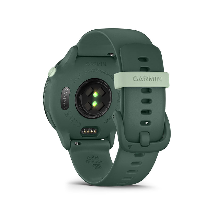 650546-03::6::650546-03::Garmin, vivoactive 6, Montre, Couleur de la montre: Vert Jasper, Bracelet: Vert Jasper - Silicone