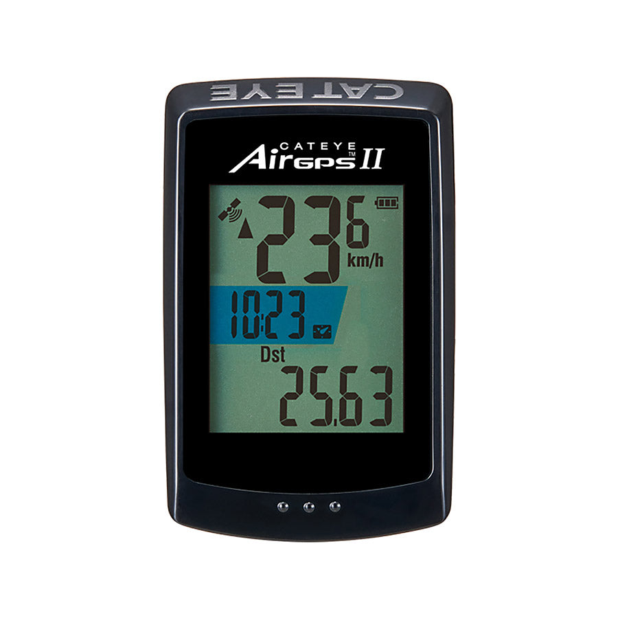 650547-01::0::650547-01::CatEye, Air GPS II, Cyclomètre, Cadence sans aimants, Noir