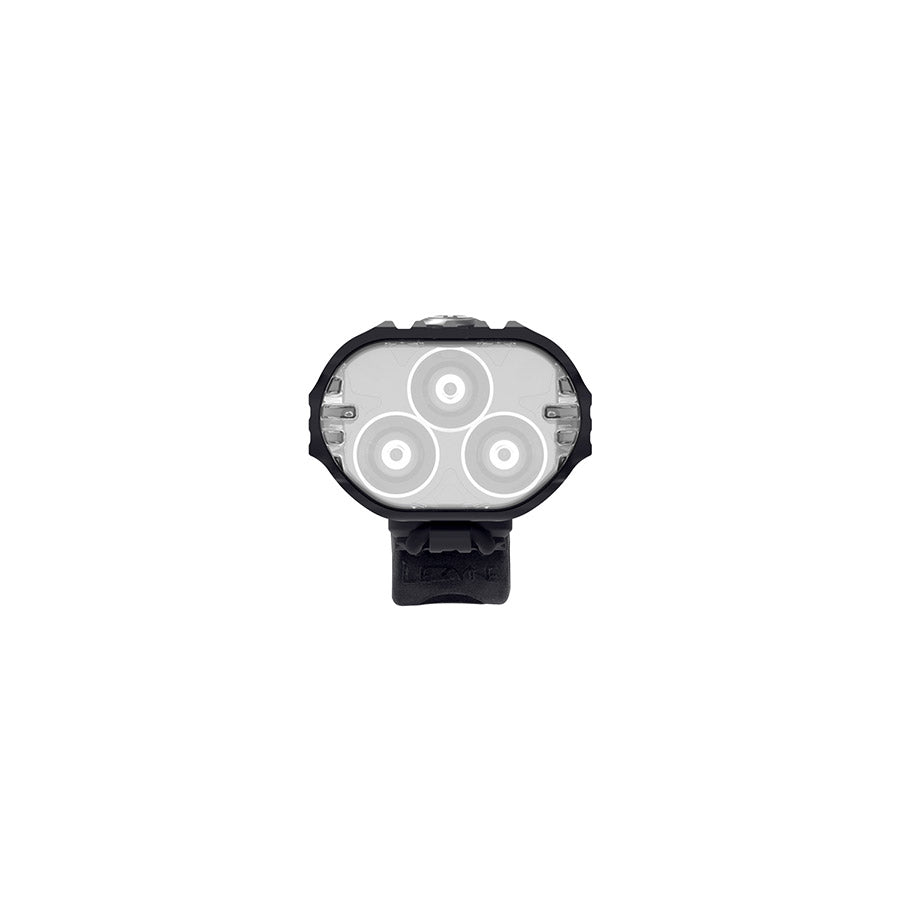 650550-01::2::650550-01::Lezyne, REACT DRIVE FRONT, Lumière, Avant, Noir