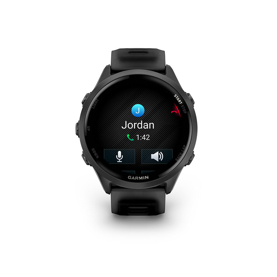 650553-01::3::650553-01::Garmin, Forerunner 570 47mm, Montre, Couleur de la montre: Gris Ardoise, Bracelet: Noir Translucide/Noir - Silicone