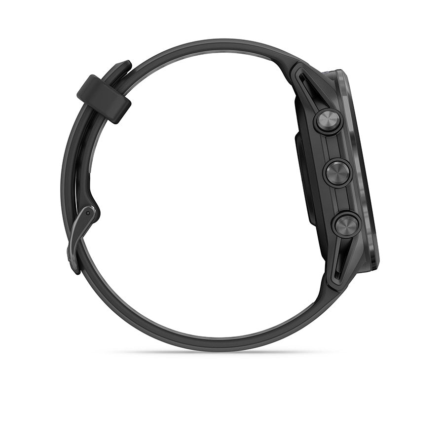 650554-01::4::650554-01::Garmin, Forerunner 970, Montre, Couleur de la montre: Noir, Bracelet: Noir/Pierre Blanche Translucide - Silicone