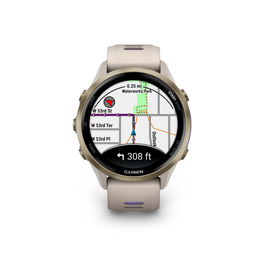 650554-03::1::650554-03::Garmin, Forerunner 970, Montre, Couleur de la montre: Gris Français, Bracelet: Gris Français/Indigo Translucide - Silicone