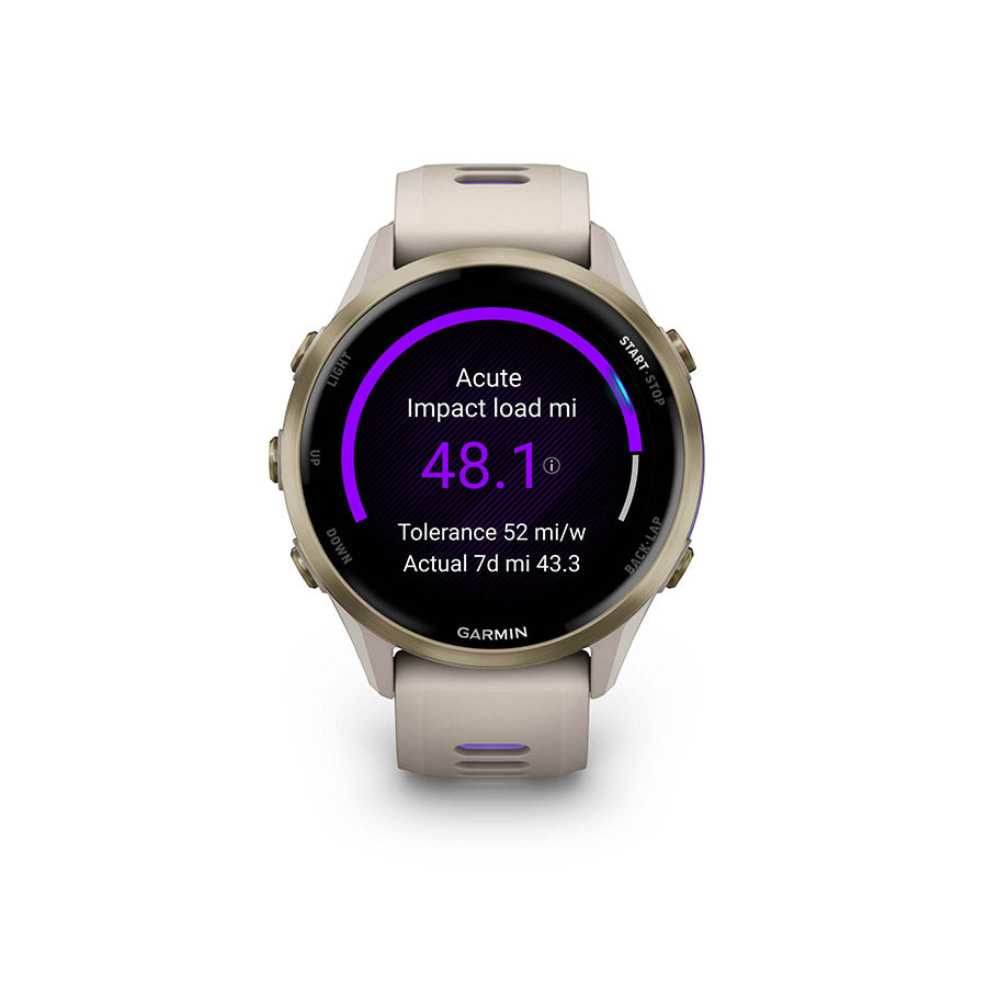 650554-03::3::650554-03::Garmin, Forerunner 970, Montre, Couleur de la montre: Gris Français, Bracelet: Gris Français/Indigo Translucide - Silicone