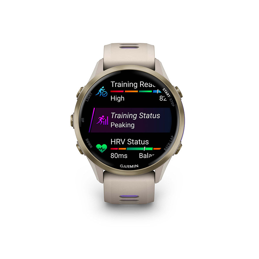 650554-03::5::650554-03::Garmin, Forerunner 970, Montre, Couleur de la montre: Gris Français, Bracelet: Gris Français/Indigo Translucide - Silicone