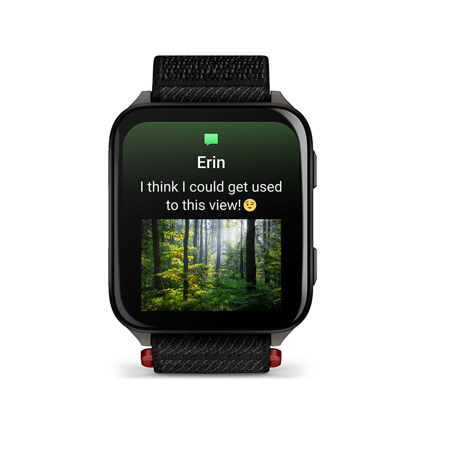 650556-01::3::650556-01::Garmin, Venu X1, Montre, Couleur de la montre: Noir, Bracelet: Noir - Nylon