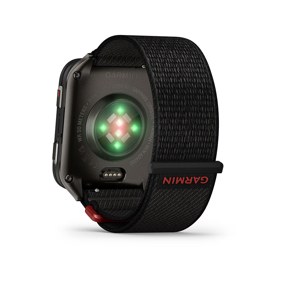 650556-01::6::650556-01::Garmin, Venu X1, Montre, Couleur de la montre: Noir, Bracelet: Noir - Nylon