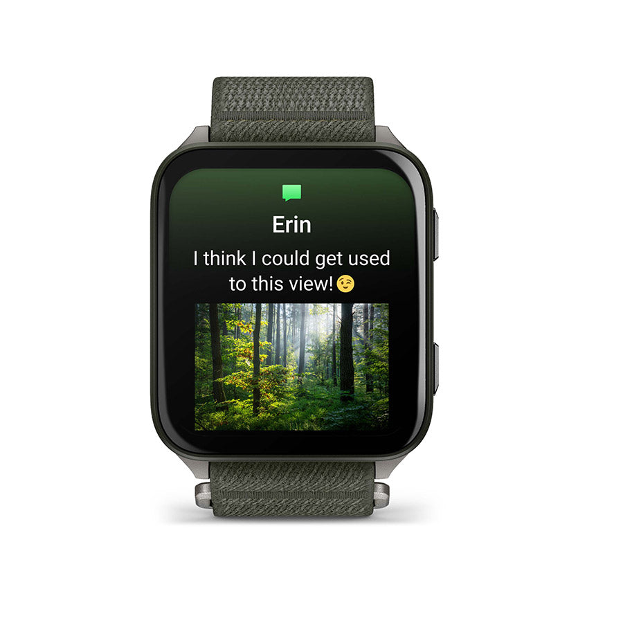 650556-02::3::650556-02::Garmin, Venu X1, Montre, Couleur de la montre: Mousse, Bracelet: Mousse - Nylon