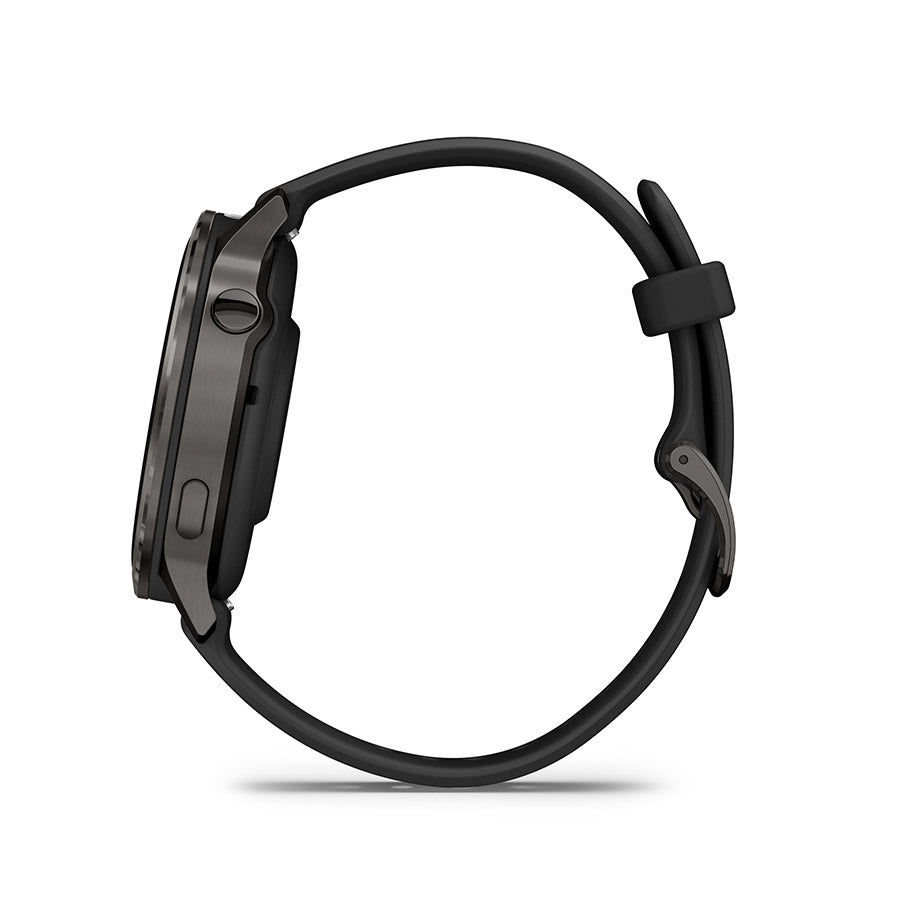 650563-03::7::650563-03::Garmin, Venu 4 41mm, Montre, Couleur de la montre: Ardoise, Bracelet: Noir - Silicone