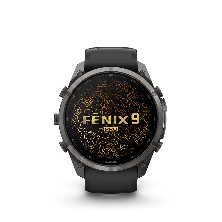 650575-02::4::650575-02::Garmin, fenix 9 Pro inReach 51mm, Montre, Couleur de la montre: Noir, Bracelet: Black/ Pebble Grey - Silicone