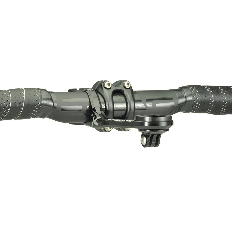 660330-01::1::660330-01::K-Edge, Garmin Max XL Combo, Support de cyclomètre, Noir, 31.8mm