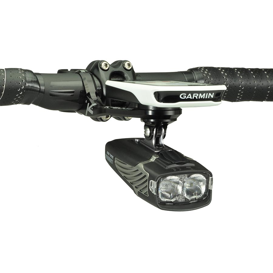 660330-01::3::660330-01::K-Edge, Garmin Max XL Combo, Support de cyclomètre, Noir, 31.8mm