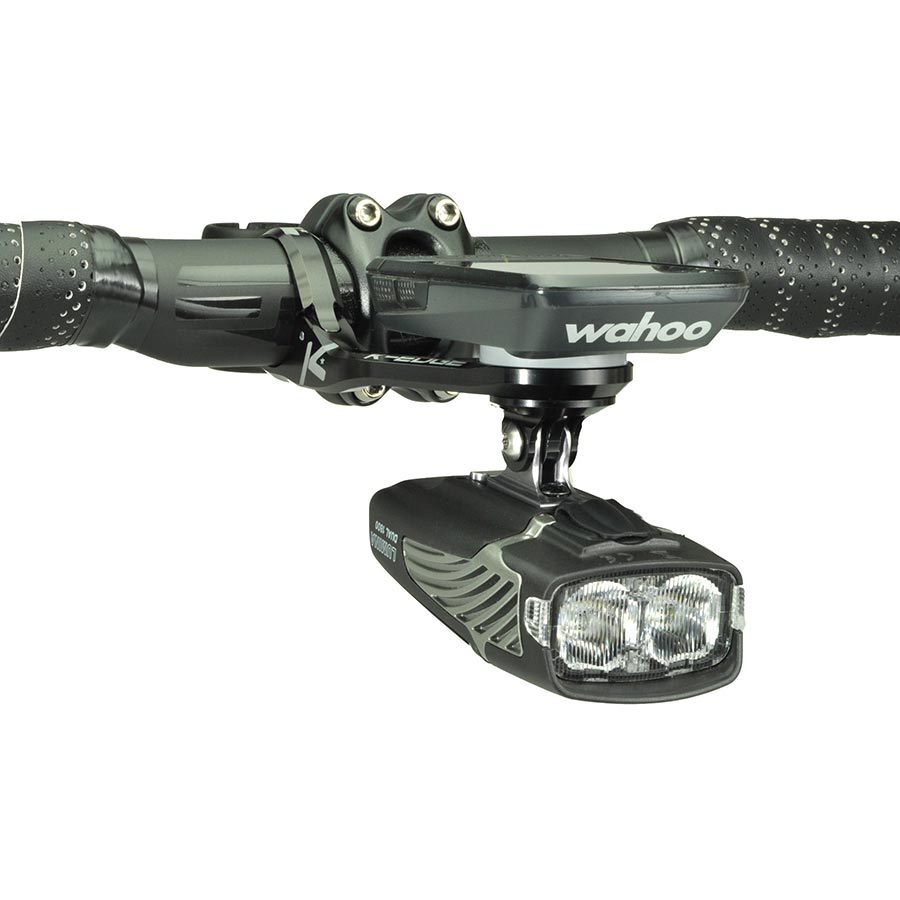 660332-01::2::660332-01::K-Edge, Wahoo Max XL Combo, Support de cyclomètre, Noir, 31.8mm