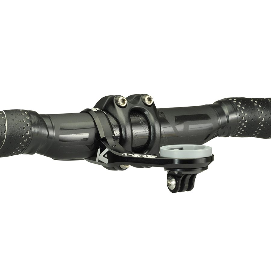 660334-01::1::660334-01::K-Edge, Wahoo Max Combo, Support de cyclomètre, Noir, 31.8mm