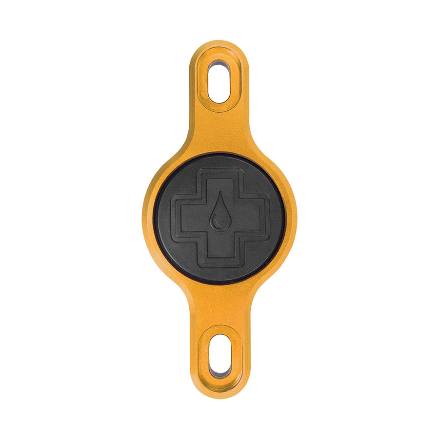 660355-06::0::660355-06::Muc-Off, Secure Tag Holder V2, Porte-bidon, Or
