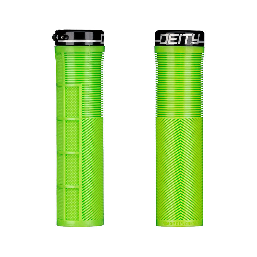 670541-04::0::670541-04::Deity, Knuckleduster, Poignées, 132mm, Vert, Paire