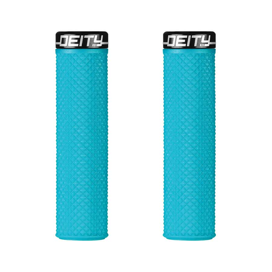 670657-07::0::670657-07::Deity, Supracush, Poignées, 133mm, Turquoise, Paire