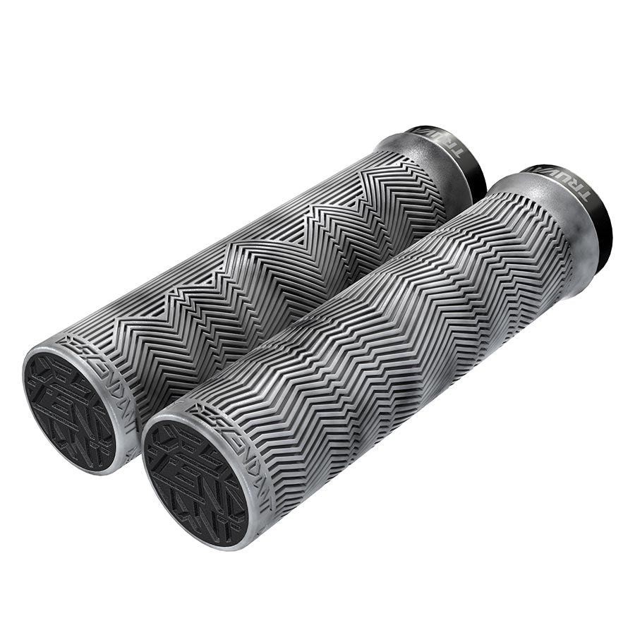 670674-05::0::670674-05::Truvativ, Descendant à un collet, Poignées, 133mm, Gris/Noir, Paire