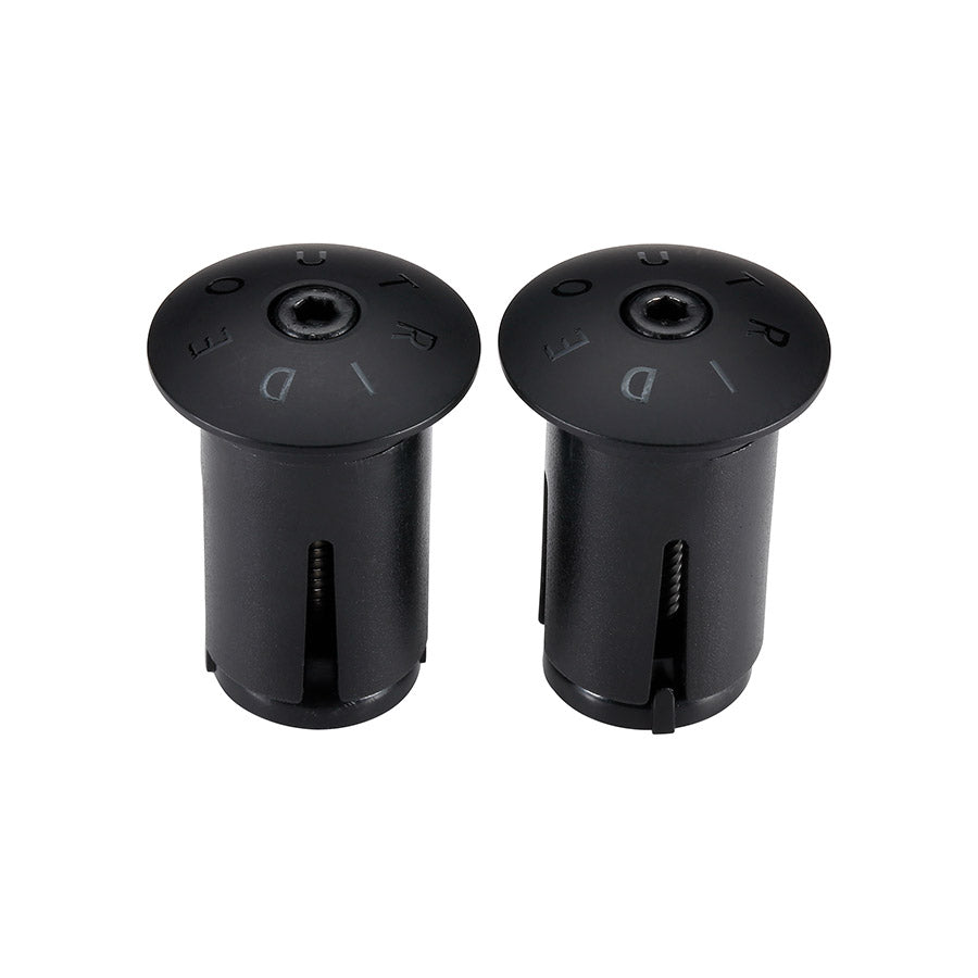 670840-01::0::670840-01::BBB Cycling, BHT-97 ScrewOn Alu, Embouts de guidon, Noir, Aluminium, Paire