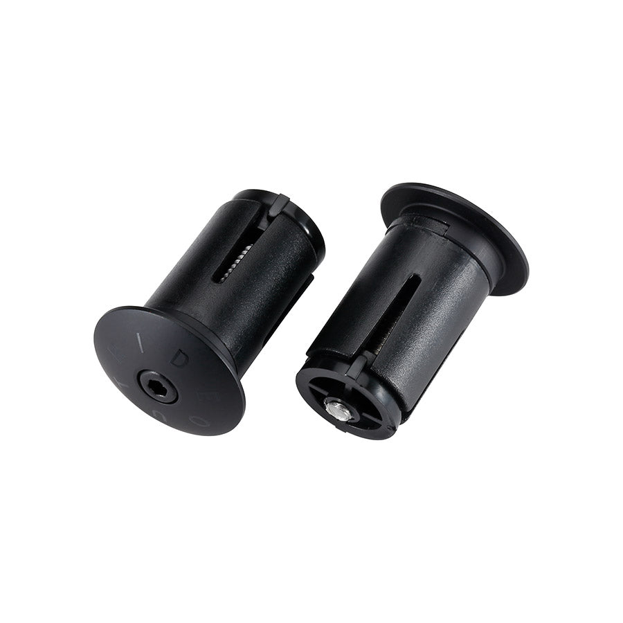 670840-01::1::670840-01::BBB Cycling, BHT-97 ScrewOn Alu, Embouts de guidon, Noir, Aluminium, Paire