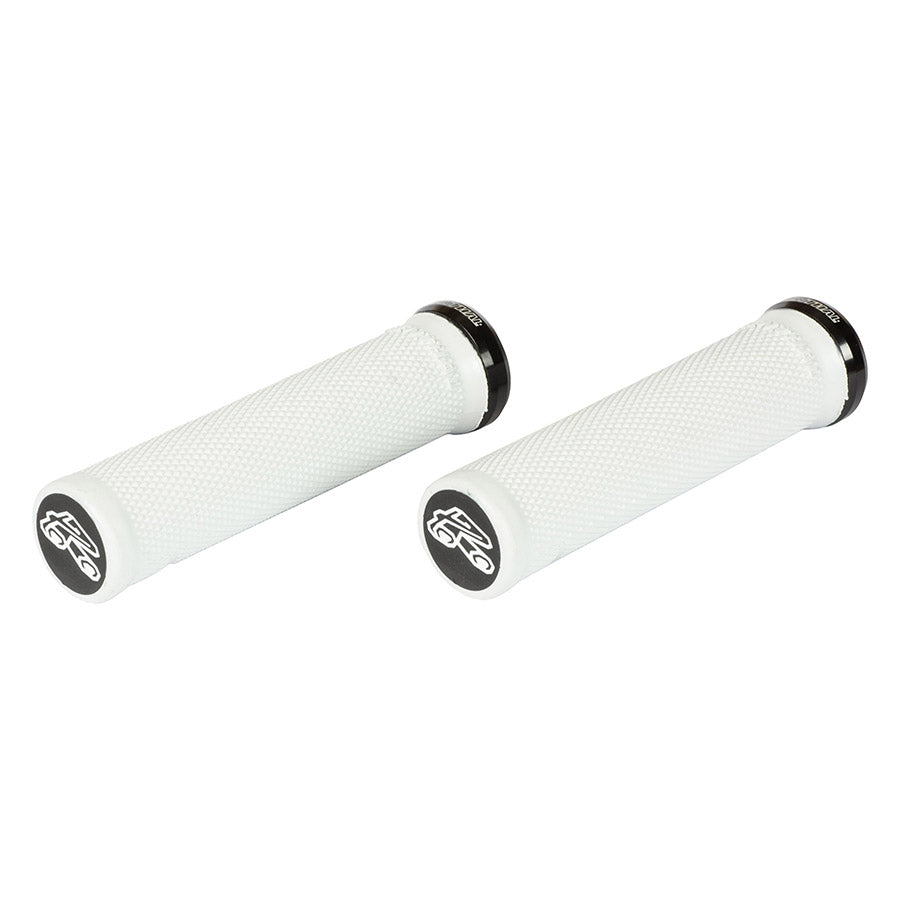 670844-01::0::670844-01::Renthal, SC Lock-On, Poignées, 130mm, Blanc ultradoux