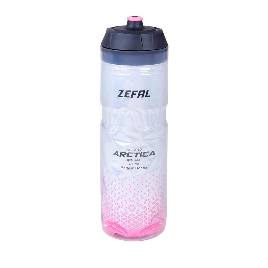 700032-10::0::700032-10::Zefal, Arctica 75, Bidon isolé, 750ml / 25oz, Argent-Rose