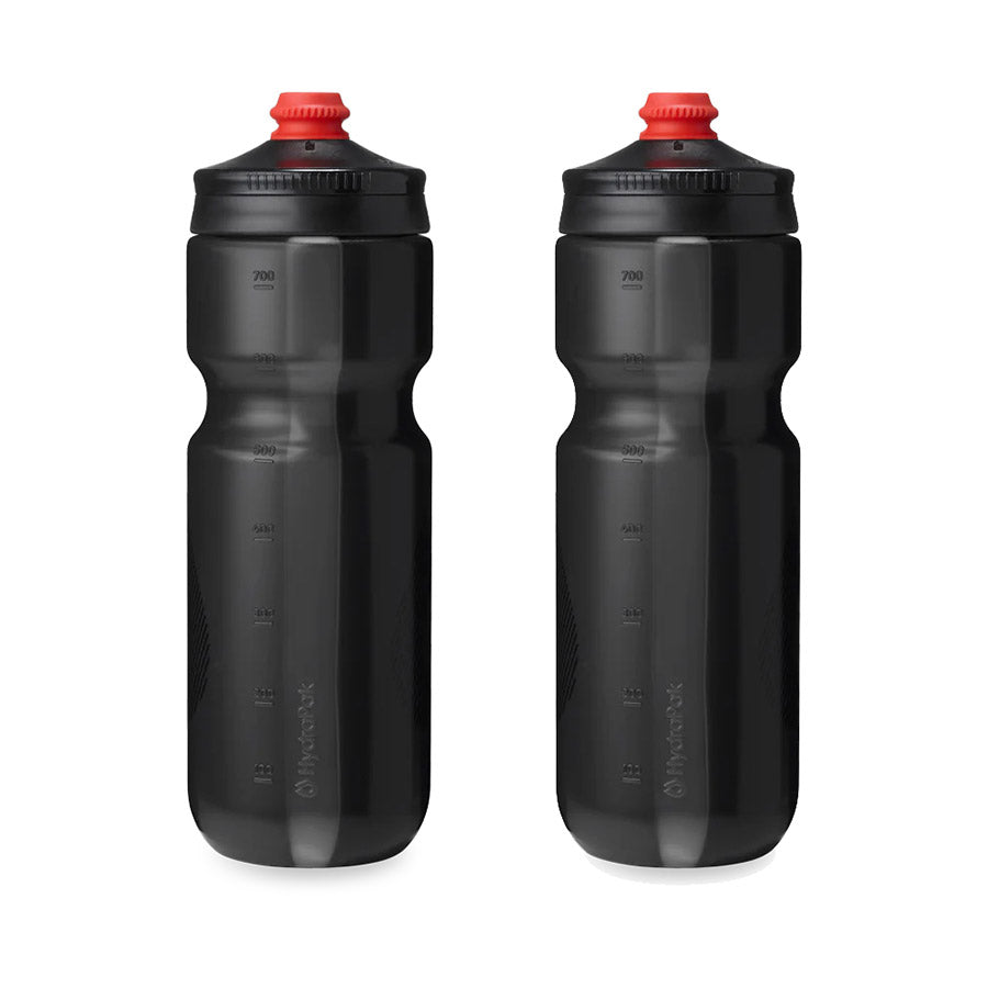 700258-01::1::700258-01::Polar/Hydrapak, Breakaway Surge Paquet de 2, Bidon, 740ml / 25oz, Anthracite, Ensemble