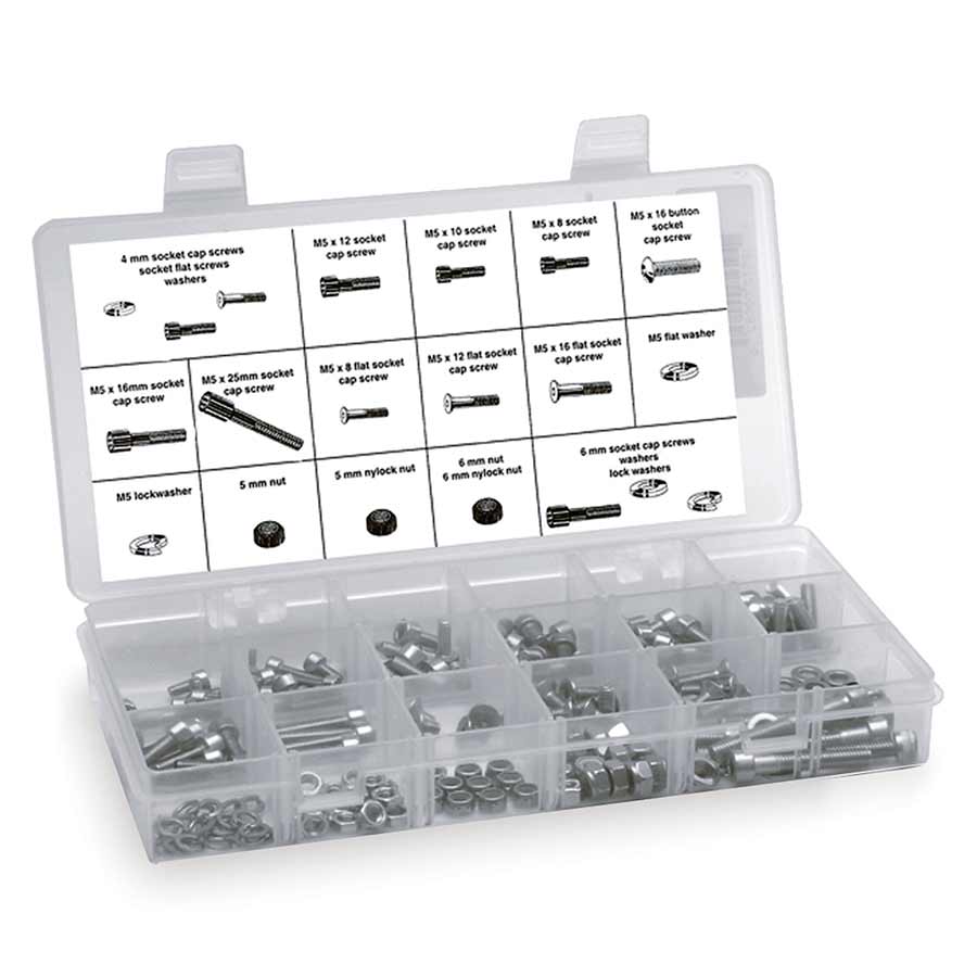 710069-01::0::710069-01::Wheels Manufacturing, Kit de boulons en acier inoxydable 4, 5, 6mm
