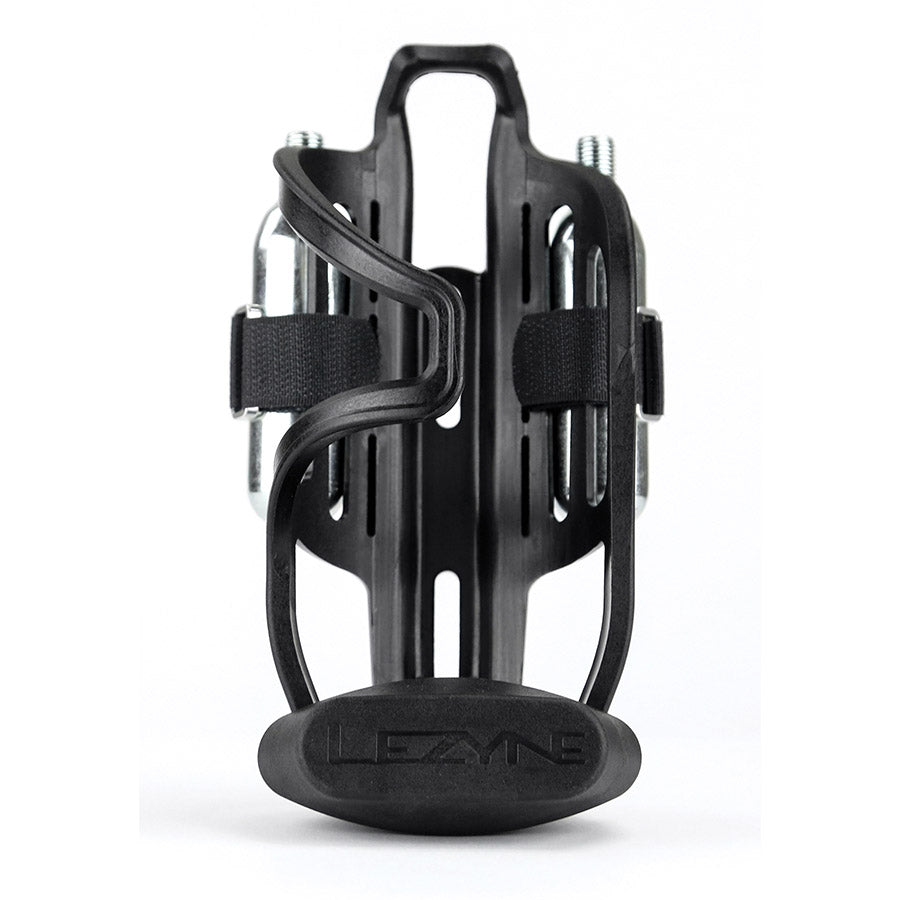710189-01::2::710189-01::Lezyne, Tubeless Flow Storage Loaded, Porte-Bidon, Composite, Comprend Une Tête CO2, Multi-Outil V18, Trousse De Réparation de Pneus Tubeless,2 Cartouches CO2 (Droit)