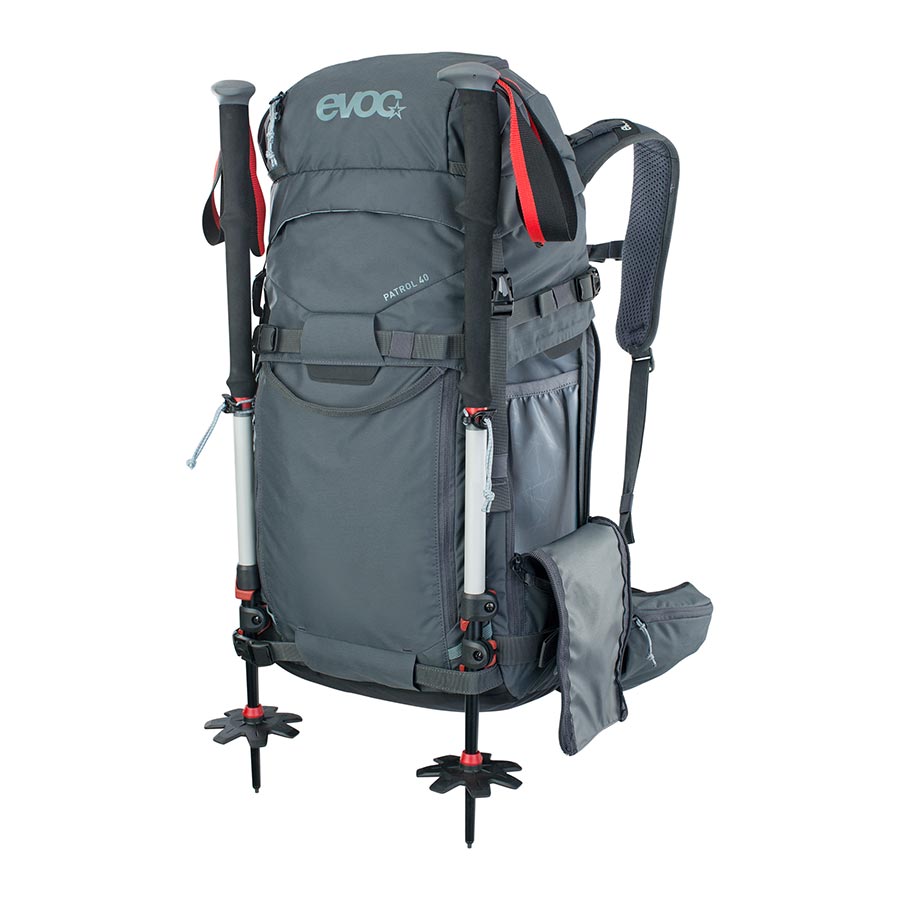 720970-05::8::720970-05::EVOC, Patrol 40L, Sac à dos d’hiver, 40L, Gris carbone