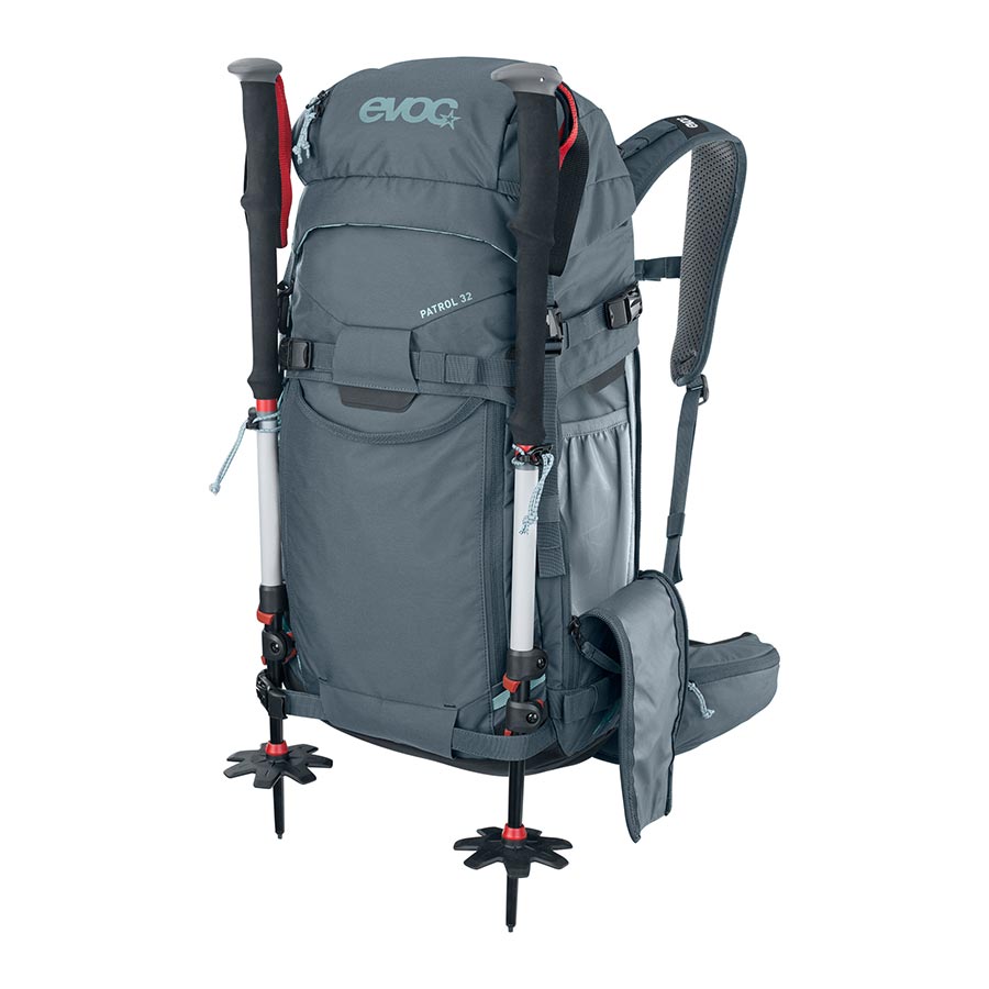 720971-06::8::720971-06::EVOC, Patrol 32L, Sac à dos d’hiver, 32L, Gris carbone