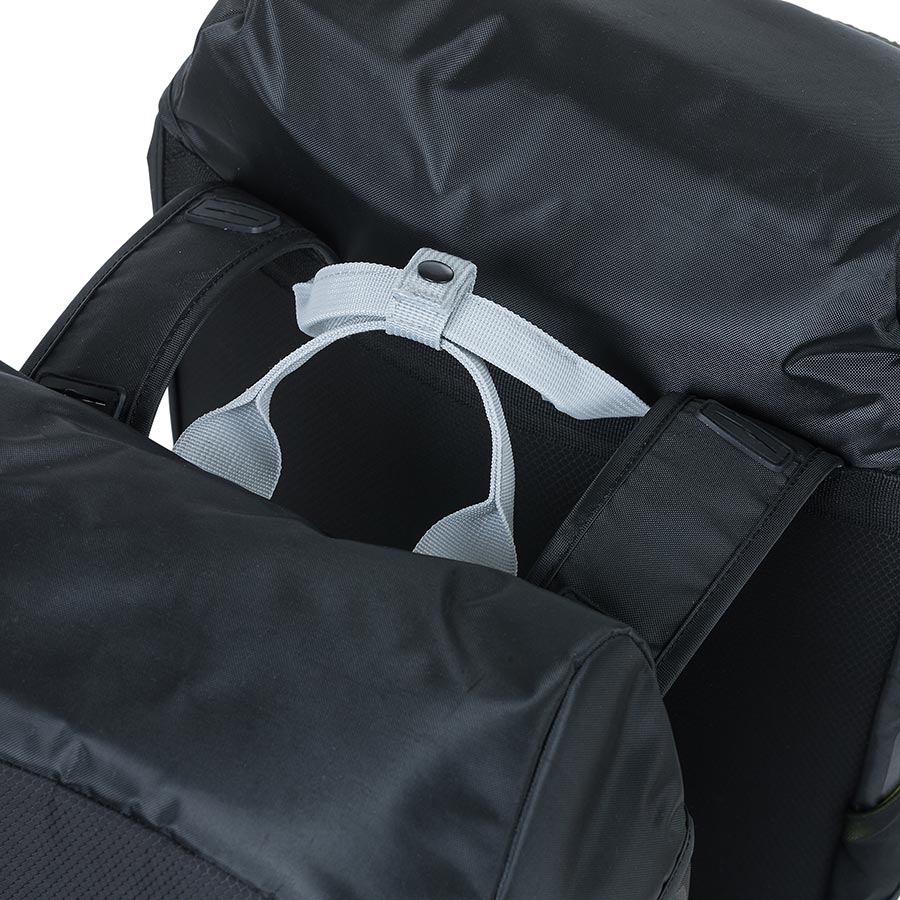 721108-02::2::721108-02::Basil, Miles Double Bag, Sacoche, 34L, Noir/Vert