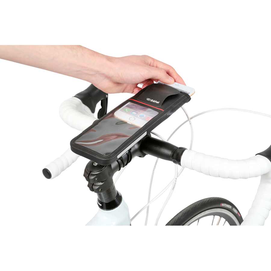 721172-01::4::721172-01::Zefal, Z-Console Dry M, Étui imperméable, Pour téléphone jusqu'à 74mm