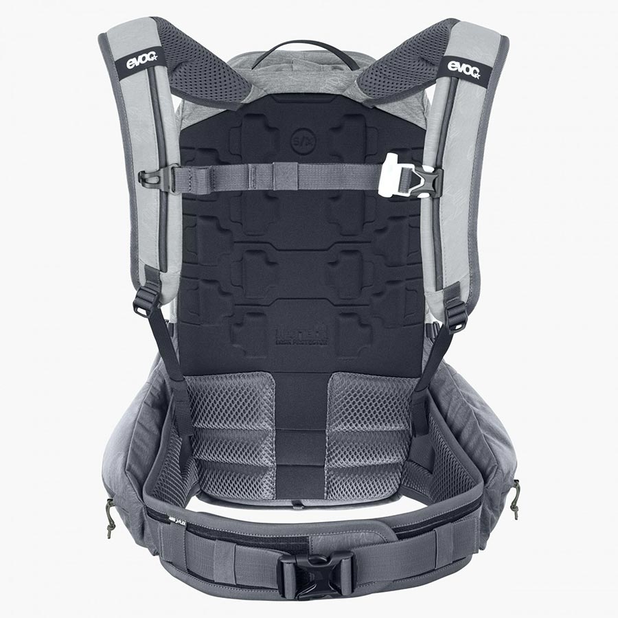 721365-04-LXL::7::721365-04-LXL::EVOC, Trail Pro 16, Sac à dos avec protection, 16L, Pierre/Gris Carbone, LXL